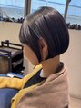 クラルス バイ アルティナ 溝の口店(Clarus by artina) 耳掛けミニボブスタイル。オススメです。