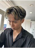 金メッシュセンターパート