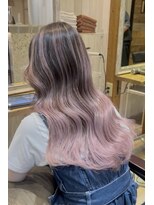 ラグーン(LAGOON)&nbsp;ホワイトミルクティーベージュ/バレイヤージュ/ケアブリーチ