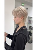 MEN’S HAIR/ブルーブラック/フェザーパーマ/渋谷