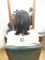 プリバート レディース外はねレイヤー