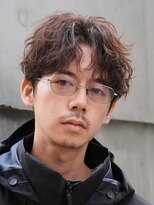 フィフス 原宿(fifth) 原宿ゆるめツイストスパイラルパーマメンズカットセンターパート