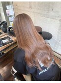 艶髪大人可愛いミルクブラウンカラー