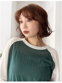 大人ボブ小顔ココアベージュオリーブグレーイメチェン