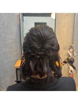 ヘアセット、ボブ