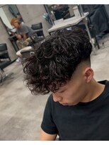 イーラ アメ村店(era)&nbsp;スペインカールパーマ/メンズ/刈り上げ/眉毛/ツイスト