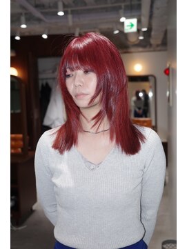 オーパスバイアンブルリュクス 池袋(Opus by ambleluxe) レイヤー/レイヤーカット/ダブルカラー/ボルドーカラー