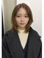 ソラ ヘアーメイク(SORA HAIR MAKE)&nbsp;ハニーベージュとミディアムレイヤー