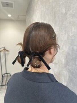 ランガリ ヘアアンドスパ(Rangali Hair&Spa) 【別府　ランガリ】ツインカチモリヘア、タイトアレンジ