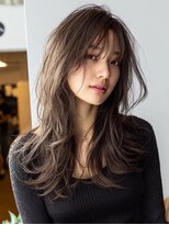 ハーツ(Heart's)&nbsp;ミディアムレイヤー×白髪ぼかしカラー30代40代50代60代