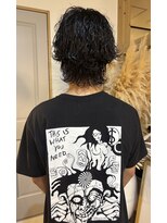 ソラ 京都桂川店(SORA.)&nbsp;大人かっこいい◎波巻きウルフシャドウパーマ◎