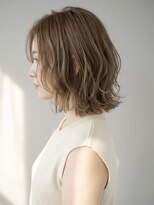 ブロッサム 朝霞台店(Blossom) 透明感ベージュカラー×くびれボブ