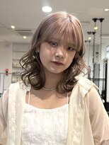 プラスディー(+D)&nbsp;ミルクティーカラー×ブラウンのルーツカラー
