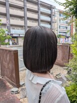 ジュール ドゥJour doux&nbsp;ブリーチ卒業にも◎透明感グレージュボブ