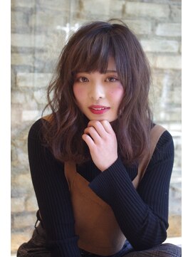 ビーハイブ 一番町店 アヴェダ(BEHIVE) 「色気」と「抜け感」をプラスした大人ミディ