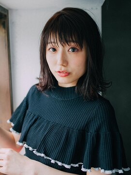 錦糸町 美容室 ラウンズ(Rounds) 2018夏秋トレンド貞森英輝のうすバングエアリーロブ☆