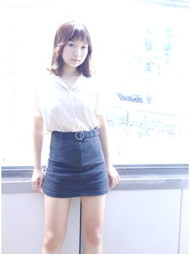 ヘア アンドメイク キヨシ(Hair and Make kiyoshi) kiyoshi/ナチュラル ＊外ハネムルギョル　韓国スタイル＊