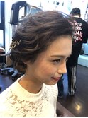 ゆるなみウェーブ　アップスタイル
