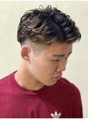 ツーブロ64パーマ