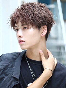 リップス 池袋(LIPPS) ツーブロック刈り上げ テクノメンズショート よしきサイド