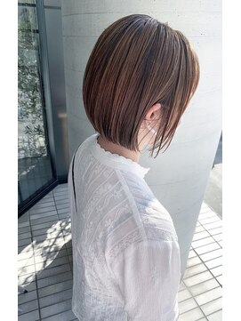 サーカス(circus) パッツンボブと大人のハイライトカラー*