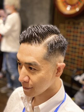 ヒロギンザ 横浜店(HIRO GINZA) 七三フェード