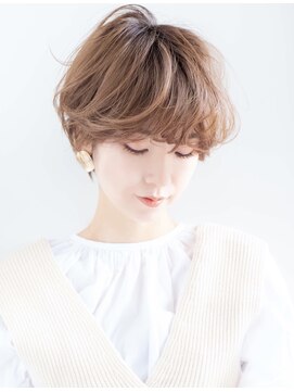 マッシュアンドマッシュアヴェダ ららぽーと福岡店(mash&mash AVEDA) 大人ワンカールショート 20代/30代/40代 ららぽーと福岡