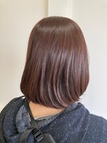 TJ天気予報 3mm 尾西店 髪質改善水素カラー/ミディアムヘア