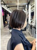 丸みとツヤ感コンパクトボブ♪