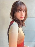 表参道roijir 軽めバング×くびれ巻き