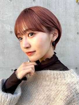 ガーデン タチカワ(garden tachikawa) 耳掛けショート × ベリーブラウン