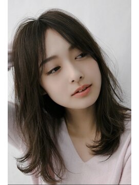 エアー 銀座タワー(AIR) ふんわりミディアム/小顔ヘア/前髪カット【榛葉】@air_t_shinba