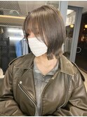【Giblle.】外ハネボブ/グレージュ/切りっぱなしボブ/ボブ