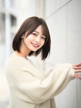 ミラリー トウキョウ(Mirareee Tokyo) 前髪似合わせ美髪ケアカラーエアリーピンクブラウン