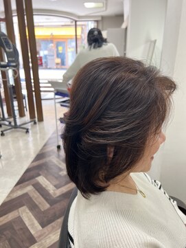 ヘアークラフト サン 住吉店 [ヘアークラフトサン] 大人女性におすすめ◎レイヤーミディアム
