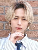 アーリー(Ali'i)&nbsp;ニュアンスパーマセンターパートウルフメンズパーマ