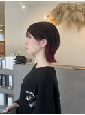 ツートーンカラー×ウルフ