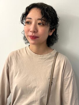 シーン(SCENE) ニュアンスパーマ　20代30代　ハイライトカラー【天神/今泉】