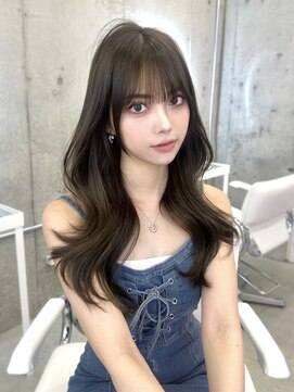 アリュウル 表参道(ALLURE) 赤み消しオリーブベージュ×韓国レイヤーカット◯ KAKO