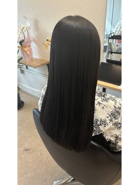 ネル 千早 香椎(nell.) ストレート酸性ストレート縮毛矯正艶髪髪質改善