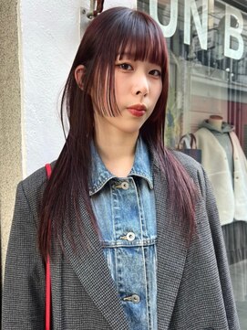 ロチカバイドールヘアー 心斎橋(Rotika by Doll hair) Bordeaux color ◎