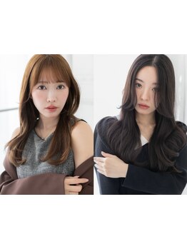 【新規人気No.1☆】カット+カラー+1stepTR\9900／髪質改善×扱いやすさを叶える♪#顔周り#前髪#韓国