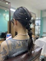 ヘアジーナ(Hair Jina)&nbsp;お呼ばれアレンジ☆ポコポコローポニー