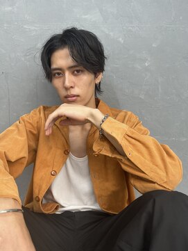 メンズサロン ルーブ 新潟(メンズサロンLOOB) 常田風黒髪束感ウルフセンターパートツイストスパイラルパーマ