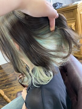 アイリーファンビリ(irie fambilly) インナーカラーミントブルー☆