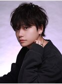 メンズ/黒髪/ダークブラウン/髪質改善カラー