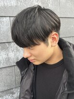 ヒュイル バイ ニアウ(Hwyl by Niau)&nbsp;メンズマッシュセンターパートスパイラルパーマニュアンスパーマ