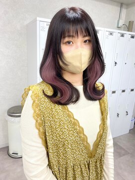 ムク 横浜店(muku) ミルクティーベージュダブルカラーケアブリーチインナーカラー