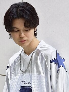 トルネード(TORNADO) アップバング マッシュ刈り上げないメンズカット 韓国 A0424