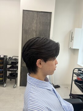 ステージ(STAGE) ニュアンスパーマ　センターパート　ダウンパーマ